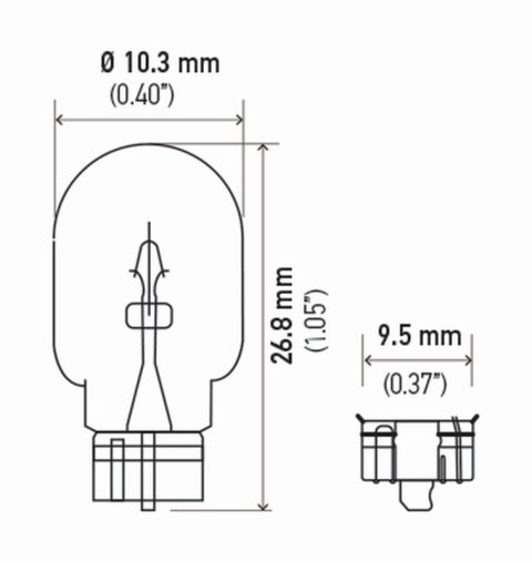 Hella Bulb 158 12V 3W W21X95D T325 Dot (2) thumbnail 8