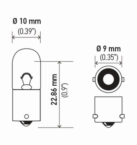 Hella Bulb 3893 12V 4W Ba9S T275 (2) thumbnail 7