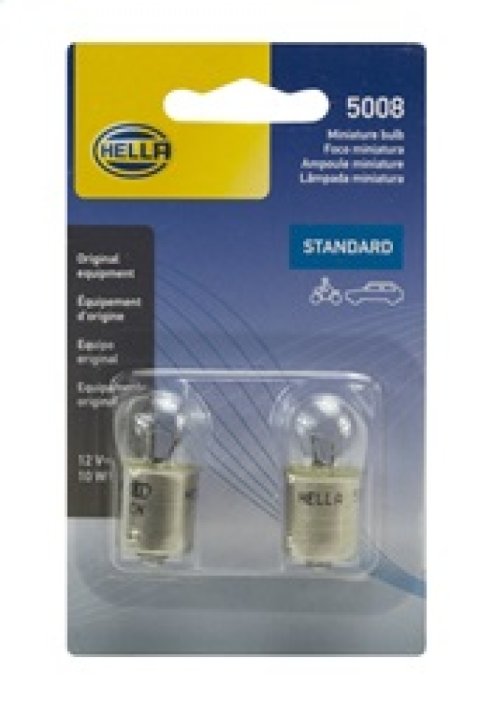 Hella Bulb 5008 12V 10W Ba15S B6 (2) thumbnail 5