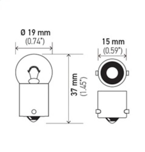 Hella Bulb 5008 12V 10W Ba15S B6 (2) thumbnail 7