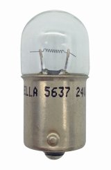 Hella Bulb 5637 24V 10W Ba15S B6 (2) thumbnail 1
