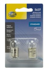 Hella Bulb 5637 24V 10W Ba15S B6 (2) thumbnail 5