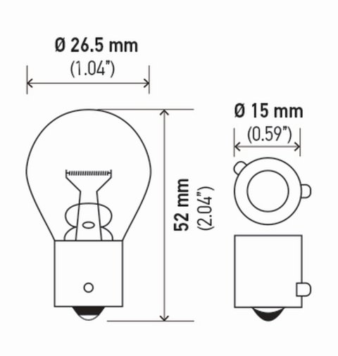 Hella Bulb 7507 12V 21W Bau15S S8 Namber (2) thumbnail 8