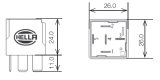 Hella Relay 12V 20/40A Spdt Res thumbnail 7