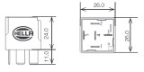 Hella Relay 12V 20/40A Spdt Res thumbnail 8