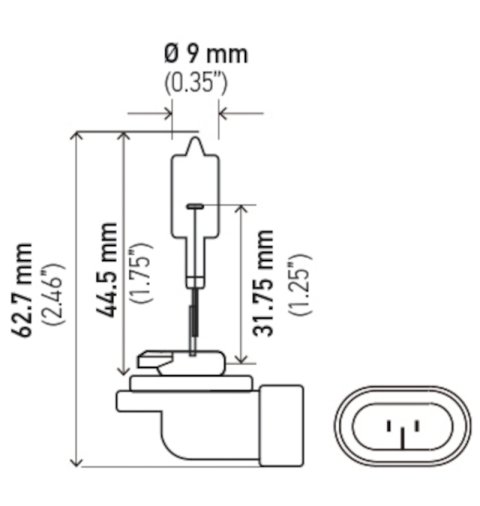 Hella Bulb 886 12V 50W Pgj13 T325 thumbnail 7