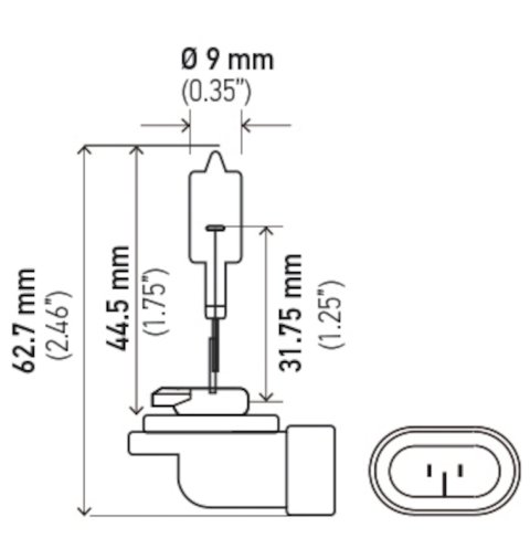 Hella Bulb 886 12V 50W Pgj13 T325 thumbnail 9
