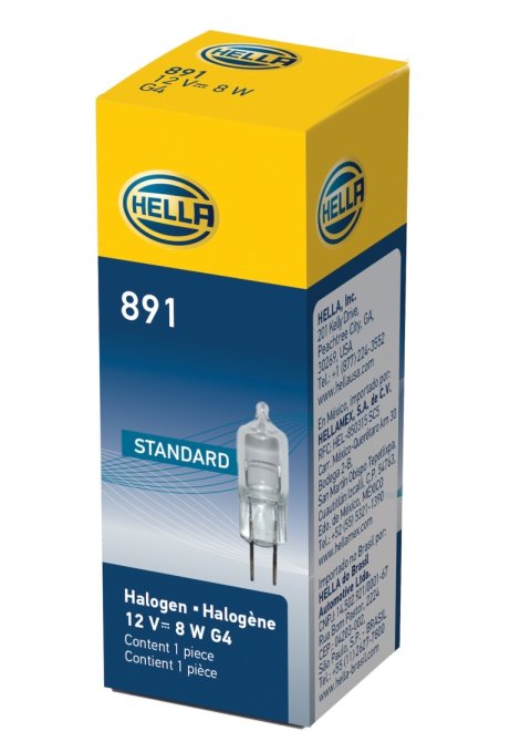 Hella Bulb 891 12V 8W G4 T325 thumbnail 6