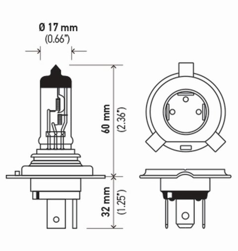 Hella Bulb 9003/Hb2 12V 60/55W P43T T46 Sb thumbnail 7