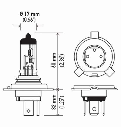 Hella Bulb 9003/Hb2 12V 60/55W P43T T46 Sb thumbnail 8