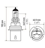 Hella Bulb 9004/Hb1 12V 65/45W P29T Longlife thumbnail 5