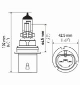 Hella Bulb 9004/Hb1 12V 65/45W P29T T46 Sb thumbnail 6