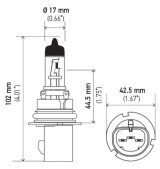 Hella Bulb 9007 12V 65/55W Px29T T4625 +50(2) thumbnail 6