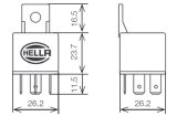 Hella Relay 12V 20/40A Spdt Res Bkt thumbnail 9