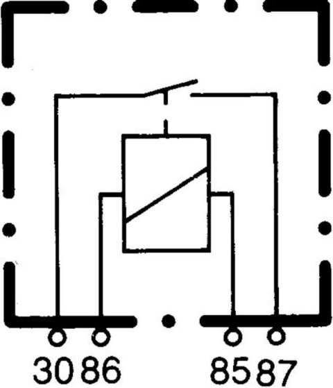 Hella Relay Mini Iso 4 Pole 12V Spst thumbnail 4
