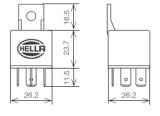 Hella Relay Mini Iso 5 Pole 24V Spdt Bkt thumbnail 9