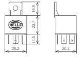 Hella Relay Mini Iso 5 Pole 24V Spdt Res Bkt thumbnail 9