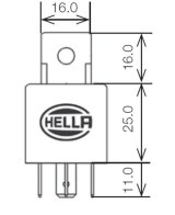 Hella Relay Mini Iso Alt 4 Pole 24V Spst Bkt thumbnail 6