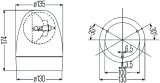 Hella Rotating Beacon H 12V Yellow Mg12 2Rl thumbnail 5