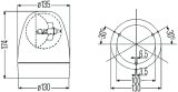 Hella Rotating Beacon H 12V Yellow Mg12 2Rl thumbnail 6