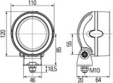 Hella Work Lamp Na 0Gr Md1224 Lt Mb3 1Gm thumbnail 4