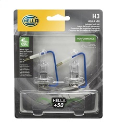 Hella Bulb H3 12V 55W Pk22S T325 +50 (2) thumbnail 5