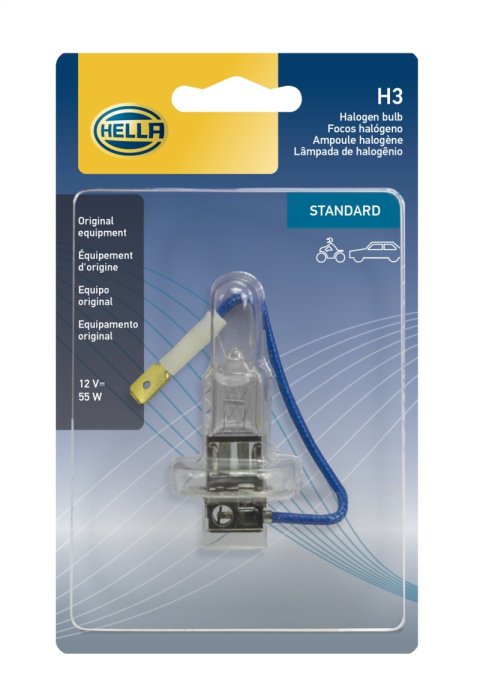 Hella Bulb H3 12V 55W Pk22S T325 Sb thumbnail 1