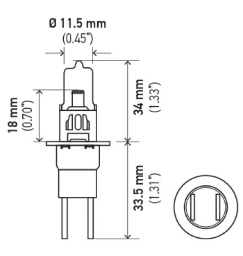 Hella Bulb H3C 12V 55W Xen Wht Xb (2) thumbnail 9