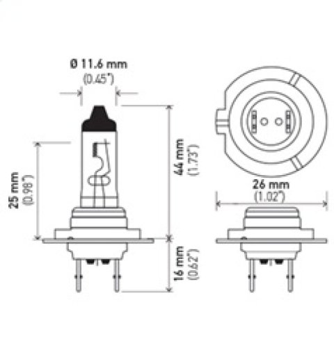 Hella Bulb H7 12V 55W Px26D T4625 +50 thumbnail 9
