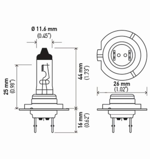Hella Bulb H7 12V 55W Px26D T4625 Sb thumbnail 5