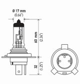 Hella Bulb Hs1 12V 35/35W Px43T T4625 Sb thumbnail 1