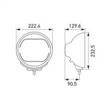 Hella Rallye 4000 LED Driving Lamp Pencil Beam thumbnail 6