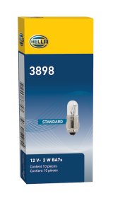 Hella 3898 12V 2W BA7s T2 Halogen Bulb (Min Order Qty 10) thumbnail 9