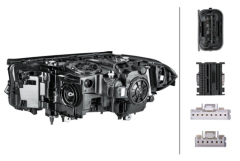 Hella 2017-2019 BMW 530e xDrive Headlight Assembly thumbnail 1