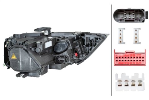 Hella 2015-2018 Audi Q3 Headlight Assembly thumbnail 4