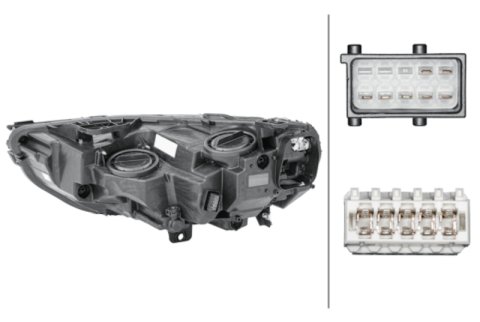 Hella 2018-2020 Buick Regal Sportback Headlight Assembly thumbnail 3