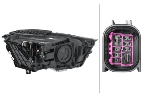 Hella 2019-2022 Audi Q3 Headlight Assembly thumbnail 2