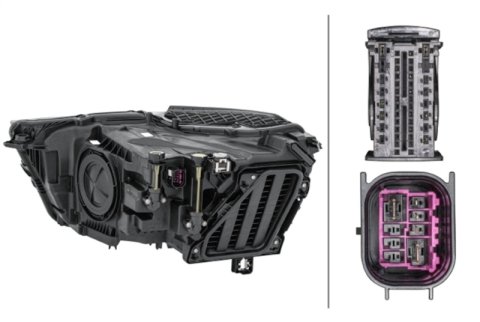 Hella 2019-2022 Audi Q3 Headlight Assembly thumbnail 1