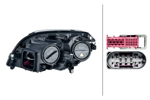 Hella 2012-2015 Mercedes-Benz GLK250 Headlight Assembly thumbnail 3