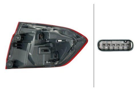 Hella 2017-2019 BMW 320i Left Tail Light thumbnail 2