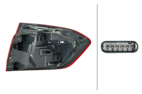 Hella 2017-2019 BMW 320i Left Tail Light thumbnail 5