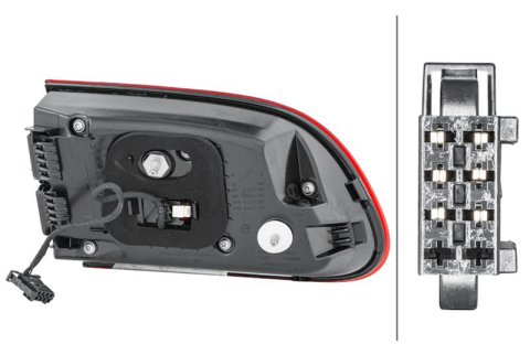 Hella 2015-2018 Porsche Macan Right Inner Tail Light thumbnail 2