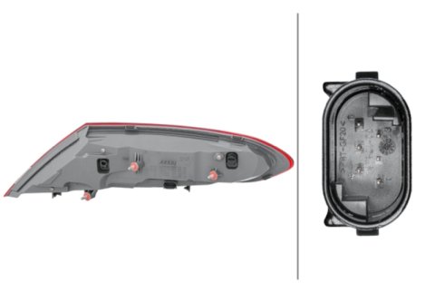 Hella 2017-2018 Mercedes-Benz C300 Left Outer Tail Light thumbnail 3