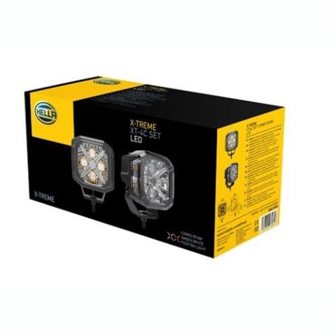 Hella Universal Lighting Auxiliary Lamps X-TREME Spotlight XT-4S Spot Beam thumbnail 6