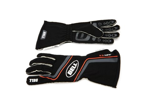 Bell Adv-TX Glove Black/Orange Large SFI 3.3/5 thumbnail 1