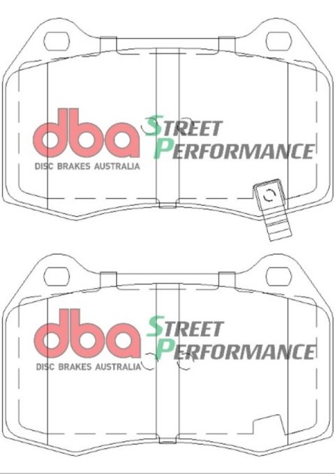 DBA 03-07 G35 w/ Brembo SP500 Front Brake Pads thumbnail 4