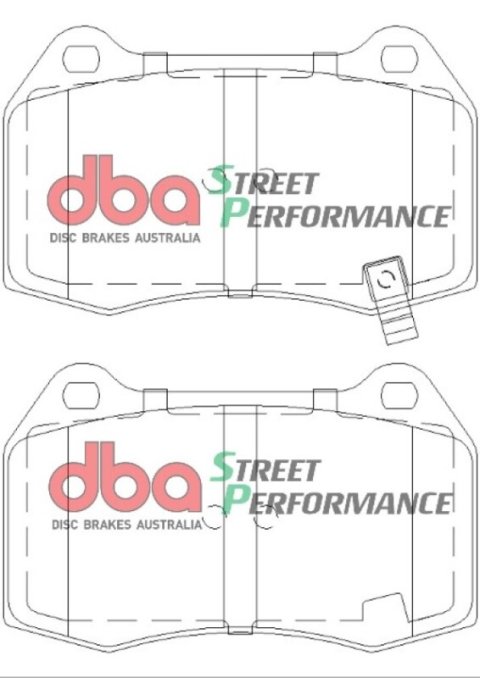 DBA 03-07 G35 w/ Brembo SP500 Front Brake Pads thumbnail 8
