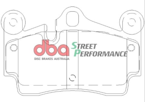 DBA 03-10 Porsche Cayenne SP500 Rear Brake Pads thumbnail 3