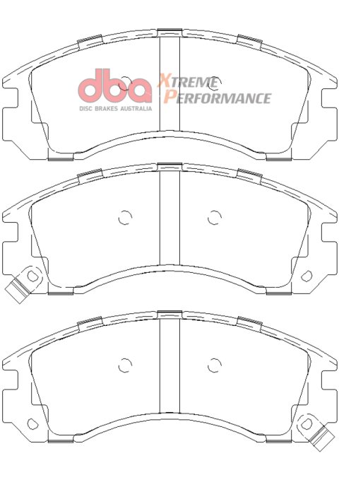 DBA 00-04 Mitsubishi Montero Sport XP650 Front Brake Pads thumbnail 3