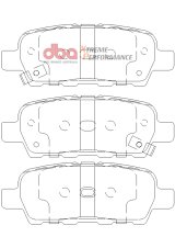 DBA 07-13 Nissan Sentra XP650 Rear Brake Pads thumbnail 4